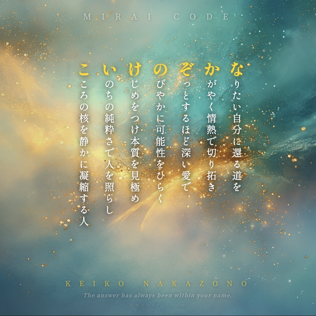 名前の音アート サンプル